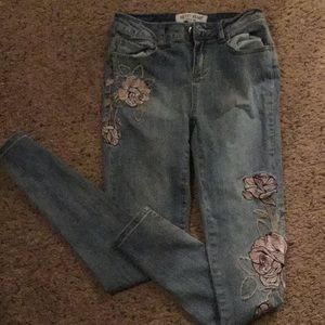 Embroidered jeans